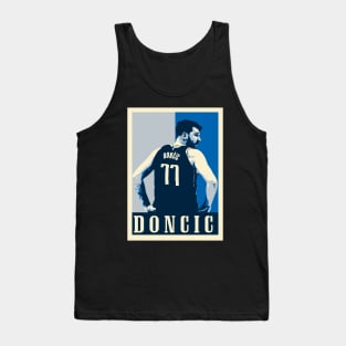 Luka Doncic Pop Art Style Tank Top